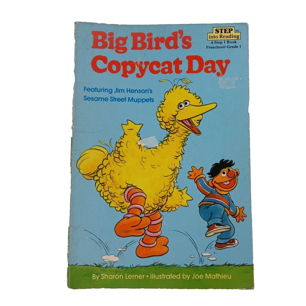 Big Bird's Copycat Day (Step into Reading) vintage book